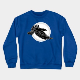 Crow Silhouette Crewneck Sweatshirt